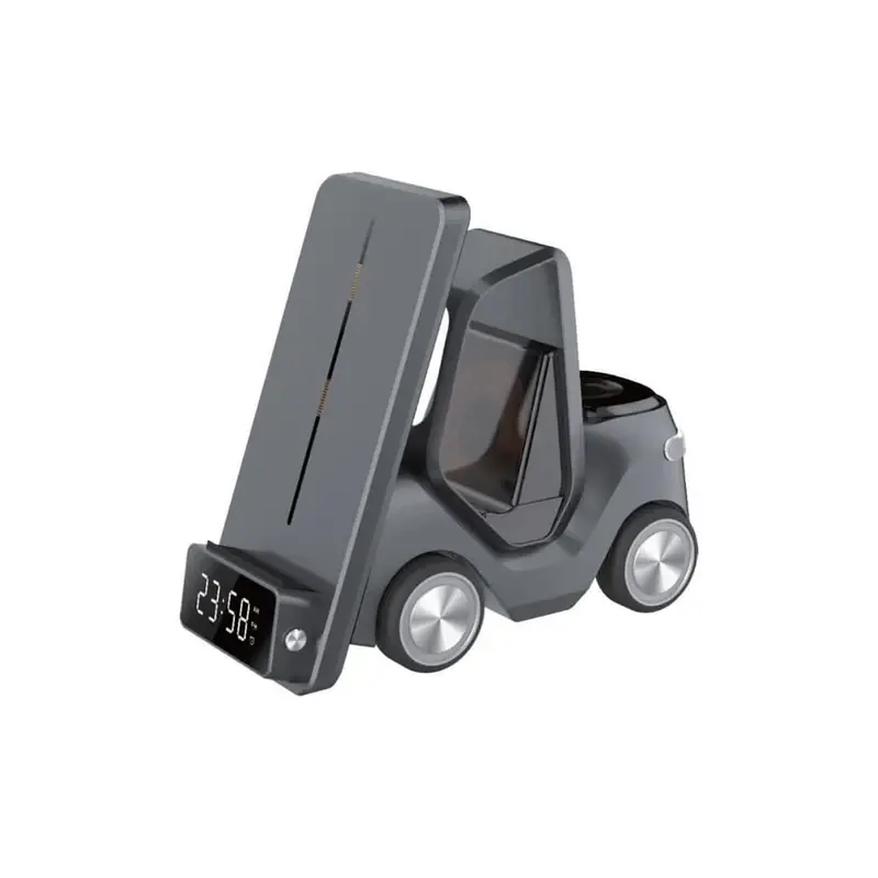 پایه نگهدارنده و شارژر بی سیم گوشی موبایل گرین لاین مدل Forklift 5 in 1 1EALrp